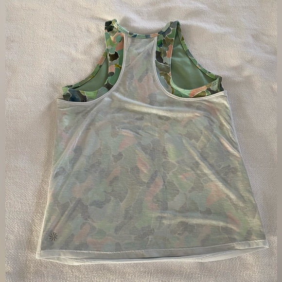 ATHLETA GIRL PERFECT PAIR TANK CAMISOLE PERFECT PAIR size  L 12 - Picture 2 of 4